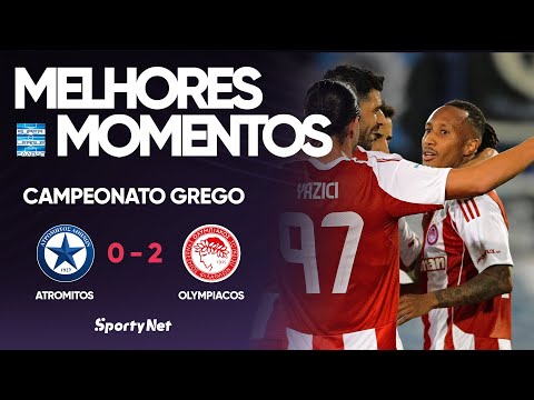 SEM RODINEI, OLYMPIACOS VENCE COM TRANQUILIDADE FORA DE CASA! - Melhores Momentos - Campeonato Grego
