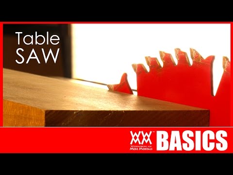 7 Things To Get You Started Using A Table Saw | WOODWORKING BASICS