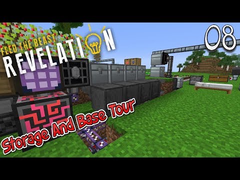 Lets Play Feed The Beast Revelation - Storage And Base Tour (8)