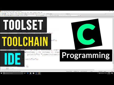 Tool set Tool chain and IDE | C Programming Video Tutorial