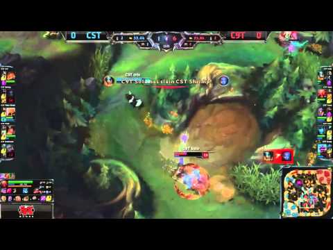 CST Shrimp Evelynn VS C9T Hard Gragas Game 1 Highlights   2015 NA CS Summer Semifinals