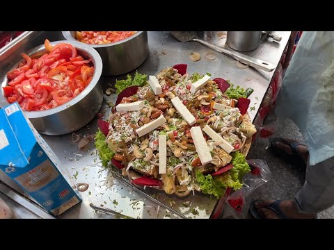A maior omelete de 30 ovos da Índia | Coma e ganhe 1 lakh rúpias | Comida de rua Delhi
