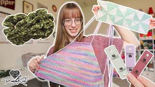 Crafting a Bit of Everything, Scrunchies, Quilting and More | PassioKnit Vlog