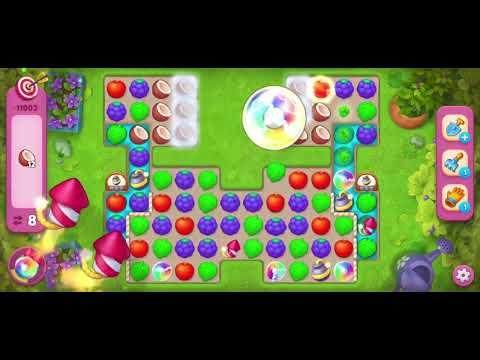 One Shot Challenge 11003 ▪︎ beat level in last move ▪︎ no hacks, real play ☆ Gardenscapes by Anne