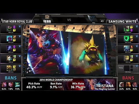 Samsung White vs Royal Club | Game 3 Grand Finals S4 Worlds LOL 2014 Playoffs | SSW vs SHRC G3 Full