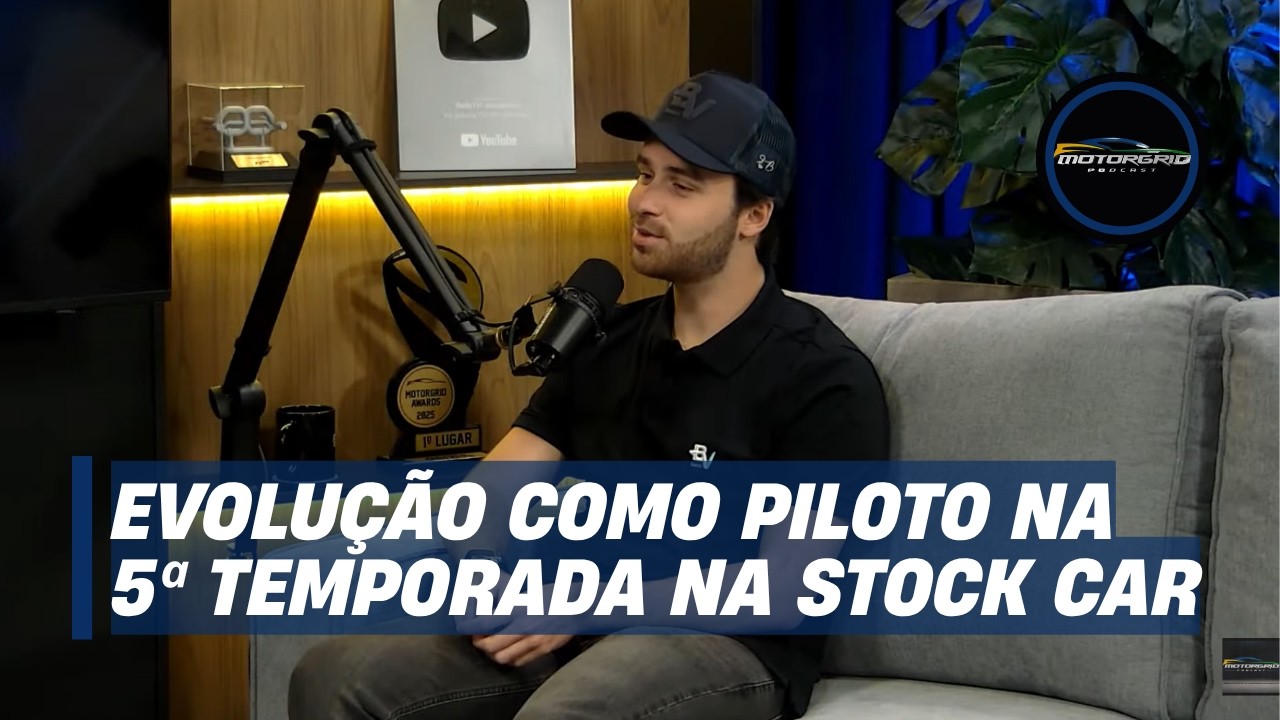 Felipe Baptista conta evolução como piloto na 5ª temporada na Stock Car | Motorgrid Podcast