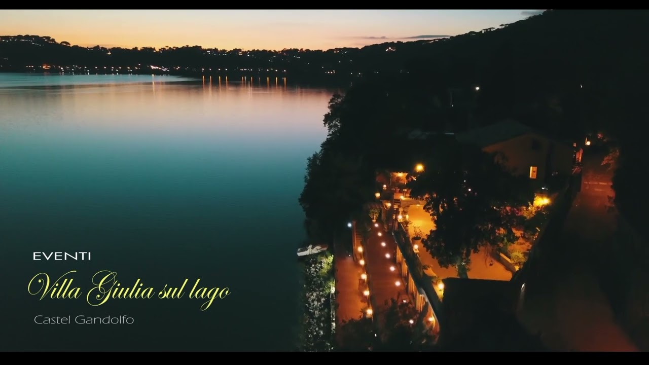 Villa Giulia sul lago - Riprese notturne della villa