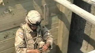 Live grenade into a bunker