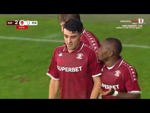 REZUMAT: Rapid - FC Argeş 2-0. Ce n-a văzut Giuleştiul! Rapid, lider solitar în România