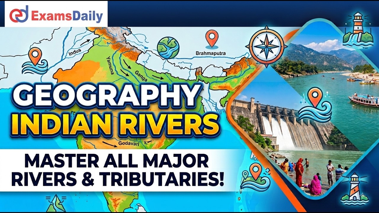 TNPSC 2026 - Geography - Indian Rivers