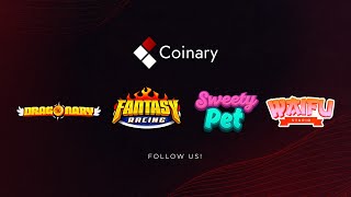 Coinary esta por sacar Waifu, Fantasy Racing, Sweetypet y nueva actualizacion Dragonary.