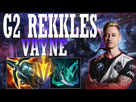 G2 REKKLES VAYNE ADC GAMEPLAY + [LIVE STREAMING] | Patch 11.12 / Season 11 #LeagueofLegends