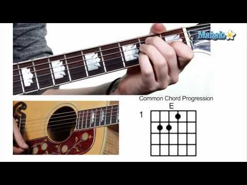 How to Play Common Chord Progression 1-4-5 on Guitar