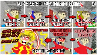 Download lagu Playtime Compilation #1 | Baldi's Basics In Faster, Super Fast And Super Ultra Fast! (All Version) mp3
