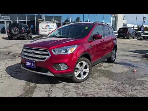 2019 Ford Escape SEL 4WD in Red for sale at Pine Tree Ford in Woodbridge, ON