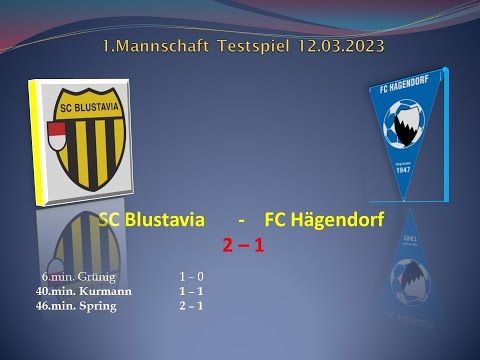 1.Mannschaft Testspiel SC Blustavia - FC Hägendorf