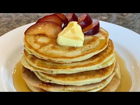 Fluffy Paleo Pancakes | Grain-Free, Sugar-Free, Naturally Sweetened with Applesauce!