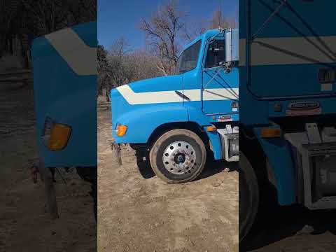 97 Freightliner Semi. April 23rd 2024 Josh Kogel Estate Auction Cavour SD. benmeyerauctions.com
