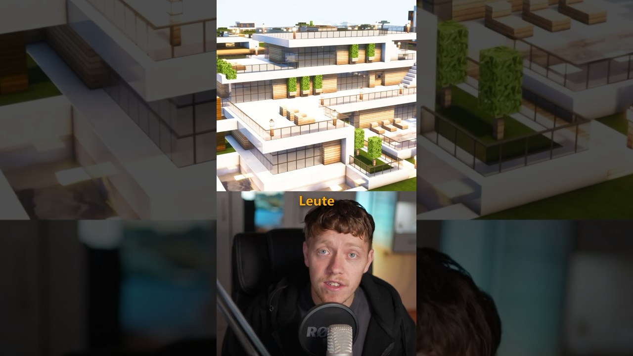 Minecraft Haus besser machen ohne was zu ändern? Ganz simple… #minecraft #gaming #villa