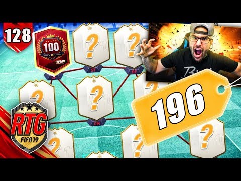 WOW TOP 100! MY HIGHEST RATED 196 TEAM EVER! FIFA 19 Ultimate Team RTG
