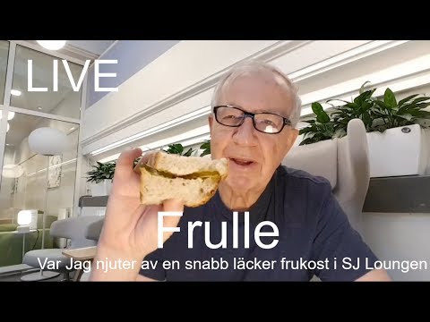 2018-05-04 FRUKOST I SJ LOUNGEN - Äter en snabb med god frukost innan jag ger mig ut på spåren[LIVE]