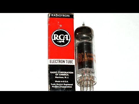 Unboxing A RCA 16GK6 Power Pentode Vacuum Tube   #UnboxingVintageElectronicComponents