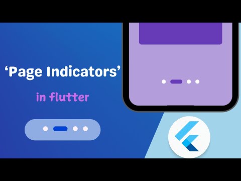 Flutter Smooth Page Indicator | Dot indicators in flutter