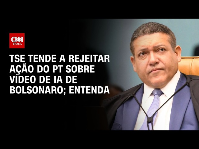 TSE tende a rejeitar ação do PT sobre vídeo de IA de Bolsonaro | CNN PRIME TIME