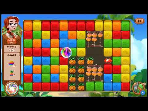 Lost Island Blast Adventure Level 890 - NO BOOSTERS 🏝️ | SKILLGAMING ✔️