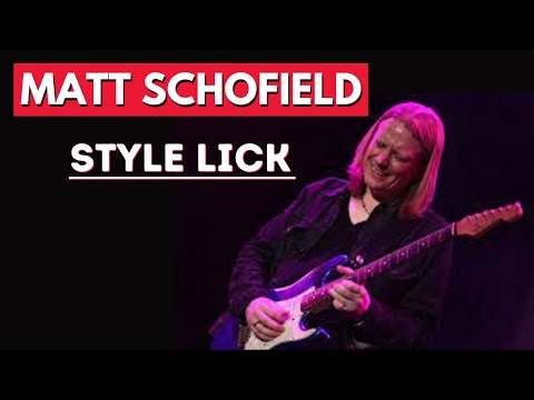 Matt Schofield Style Lick