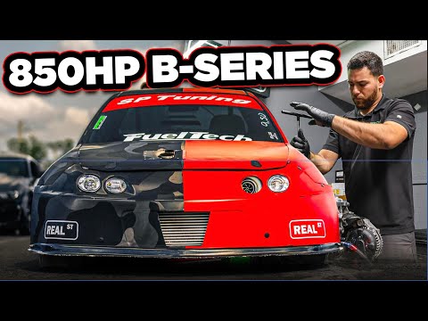 850HP LS/VTEC Engine Teardown & Refresh! Slow Integra 9 Sec Integra "La Fea"