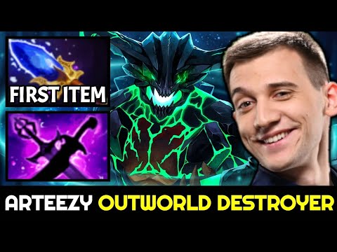 ARTEEZY Outworld Destroyer Scepter Build — Intense Game vs Scepter Void Spirit