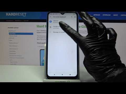 MOTOROLA Moto G10 – Activate / Disable Keyboard Auto-Correction Option
