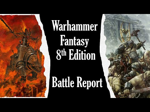 Ogres vs Daemons 2500pts Warhammer Fantasy 8th Ed Battle Report