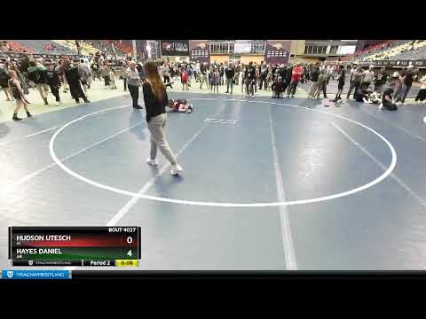 67 Lbs Champ. Round 1 - Hudson Utesch, IA Vs Hayes Daniel, AR 9b5c