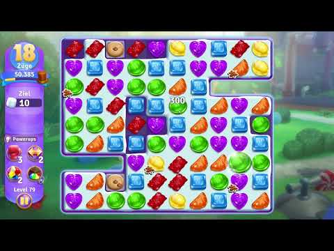 Wonka's World of Candy Level 79 no booster [Gameplay Walkthrough] [Zynga]