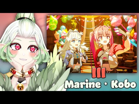 Their dance is SO CUTE!! LOVE this song!! | Vtuber Reaction | Marine & Kobo | III