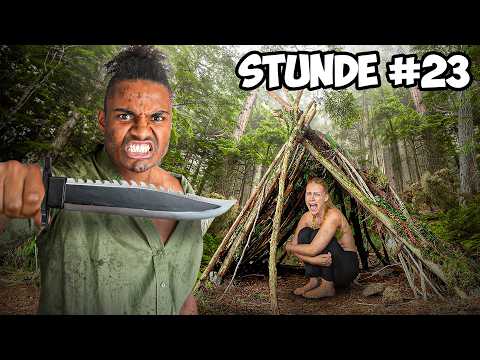 24h ALLEINE in der WILDNIS überleben!😱 (Theresa vs Wild)