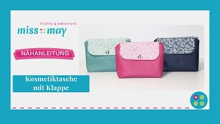 Nähanleitung Kosmetiktasche mit kostenlosem Schnittplan