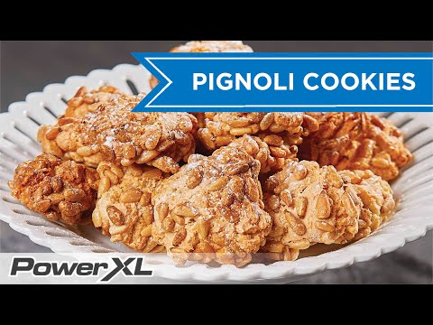 Authentic Italian Pignoli Cookies | PowerXL Air Fryer Oven Recipes