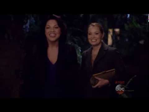 Grey's Anatomy 12x04 Meredith Meets Callie's Girlfriend Penny