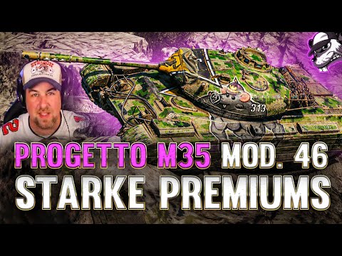 Starke Premiumpanzer: Progetto M35 mod. 46 , meine Nummer 1! [WoT - Gameplay - Deutsch]