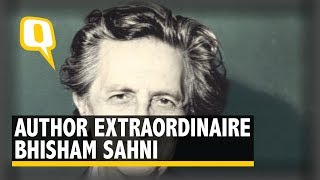 Actor, Playwright, Teacher & Author Extraordinaire Bhisham Sahni | The Quint