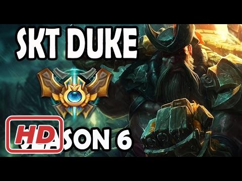 SKT T1 Duke Gangplank vs Trundle TOP Ranked Challenger Korea