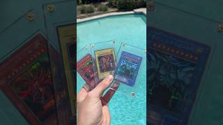 Japanese Egyptian God Cards. Slifer the Sky Dragon, Obelisk the Tormentor, The Winged Dragon of Ra