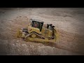 Cat D7 Dozer Ripping in a Quarry