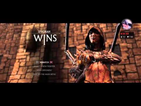GamerDudePunk (Assassin Kitana) vs HoneyBee (Swarm Queen D'Vorah)