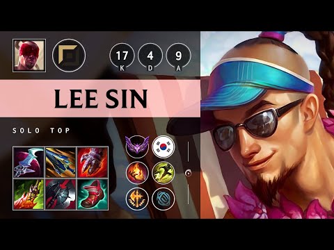 Lee Sin Top vs Gnar - KR Master Patch 25.16