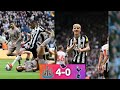 Newcastle vs Tottenham 4-0 EPL highlights 2024 | Isak Double | Gordon goal | Schar goal