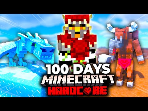 i survived 100 days as a dungeon crawler in hardcore minecraft